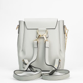 Rucsac dama piele naturala DiAmanti Catania Gri Deschis